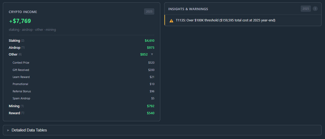 Crypto Income Expanded