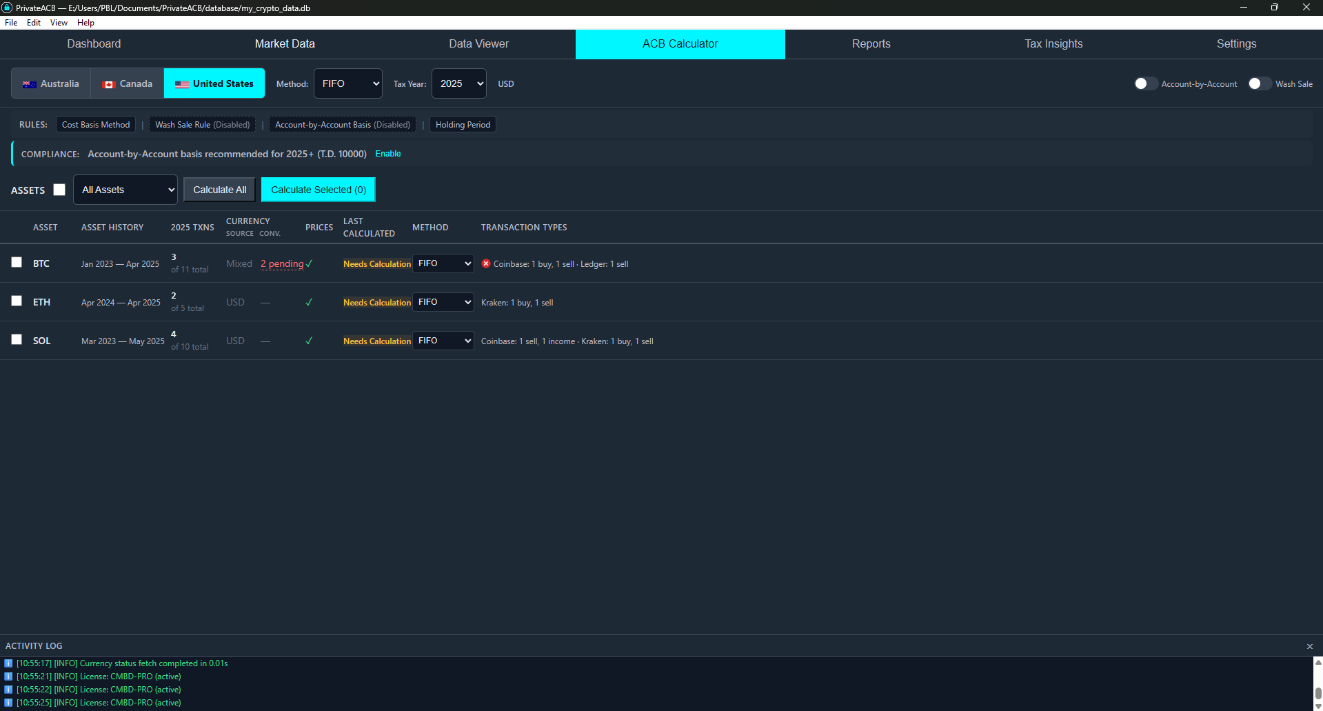 Config Bar — US 2025